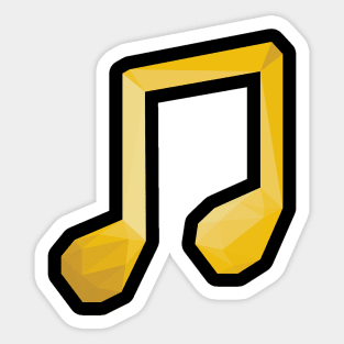 Music Note Symbol LP Sticker